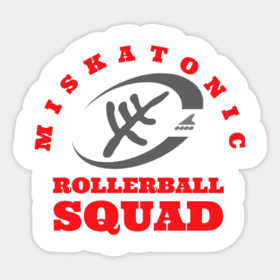 Miskatonic Rollerball Squad - Design 2 Sticker